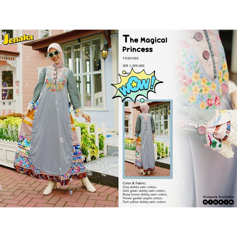 Gamis Muslimah Tuneeca Jenaka T-0321003