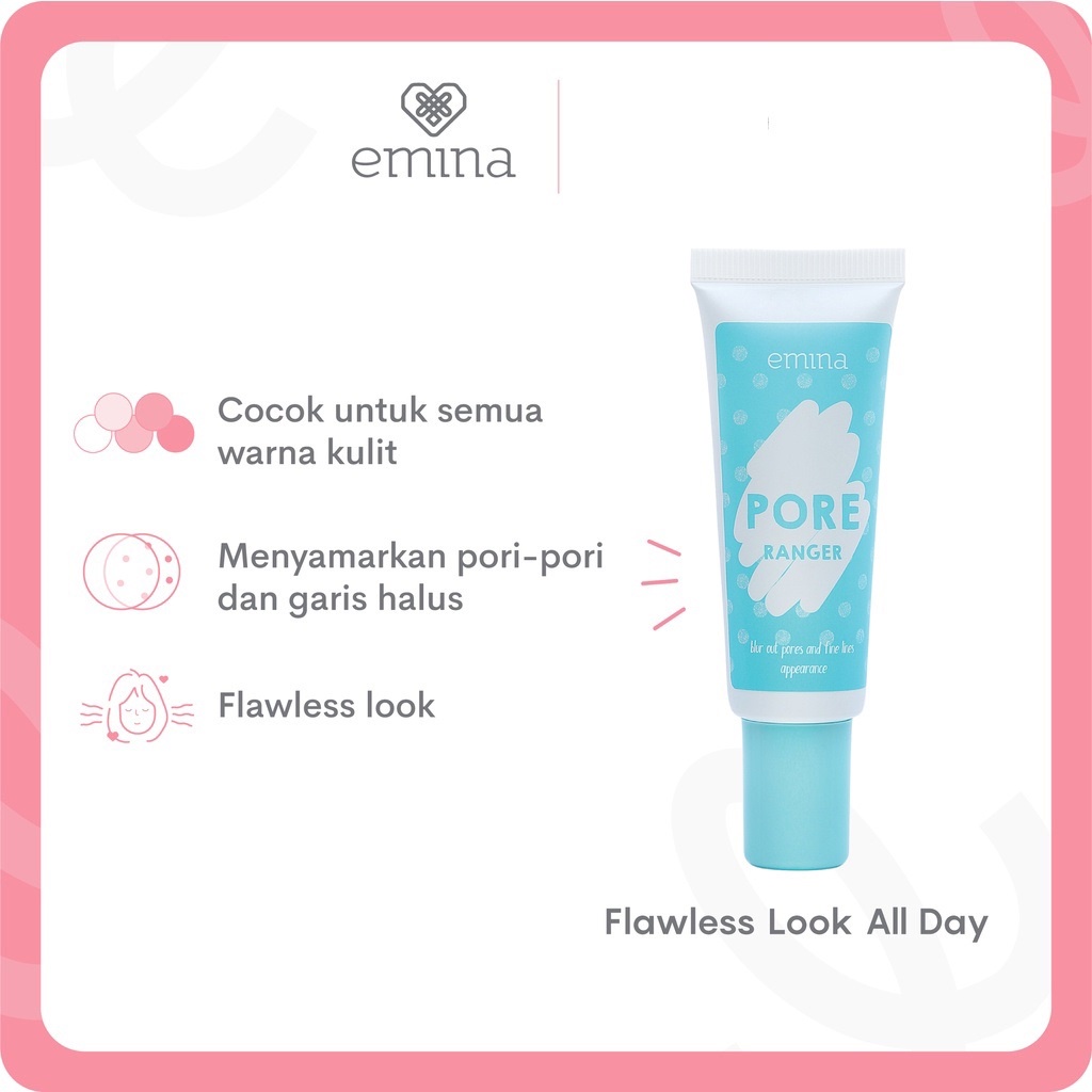 Monsoon - Emina Pore Ranger | Primer | Base Make Up | Primer Wajah