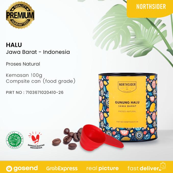 

[COD] BIJI KOPI ARABIKA GUNUNG HALU NATURAL - 100GR NORTHSIDER COFFEE [COD]
