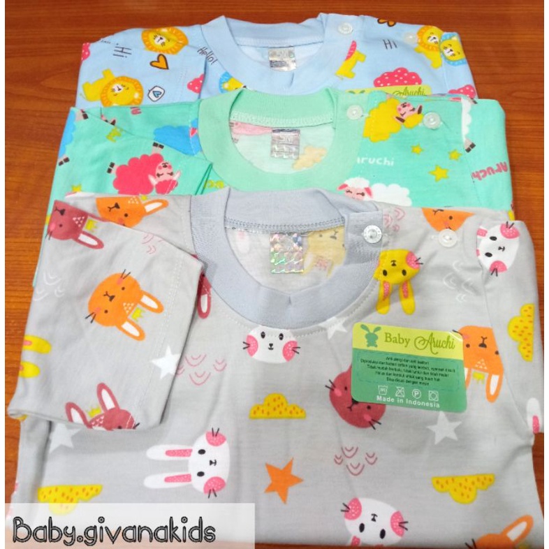 Baby Aruchi Setelan Baju Pendek Celana Pendek