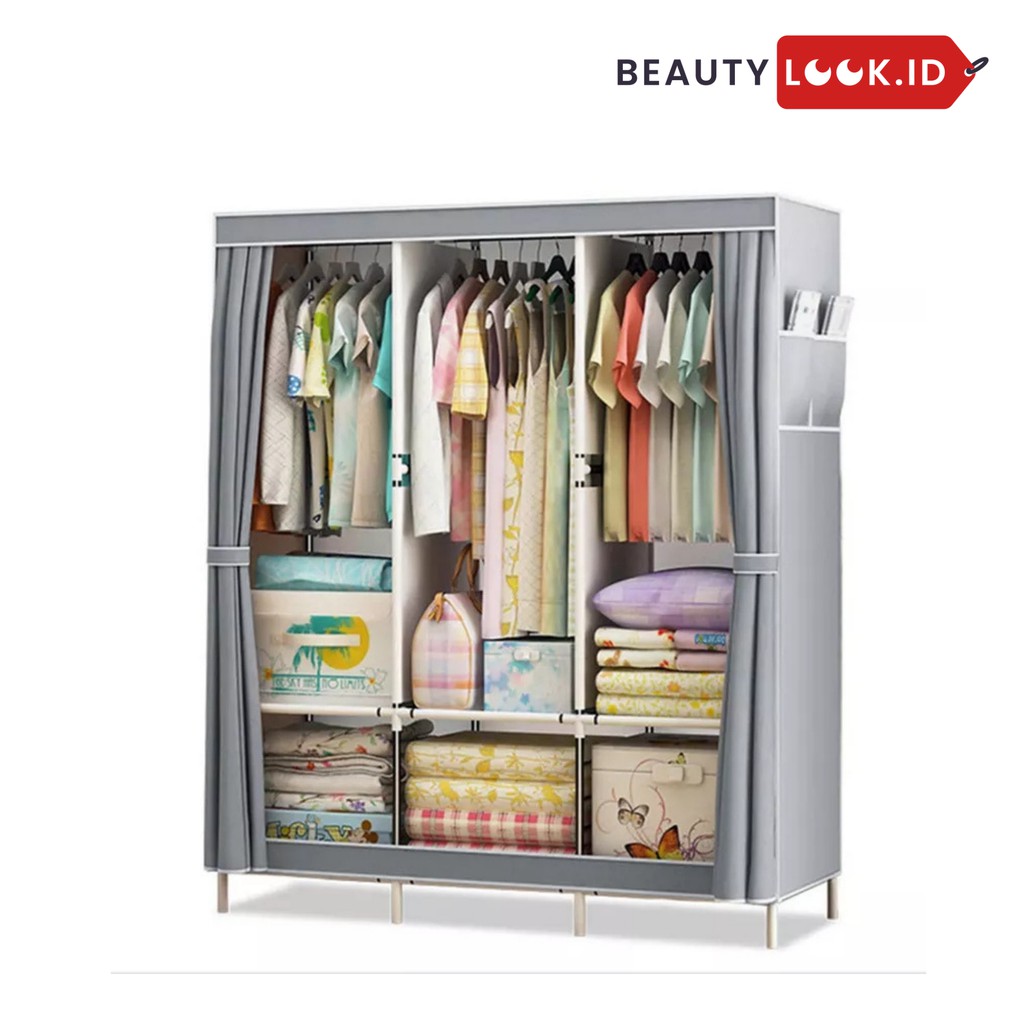 Lemari Pakaian Portable Lemari Portable Lemari Baju Minimalis Lemari Baju Portable Kapasitas Besar