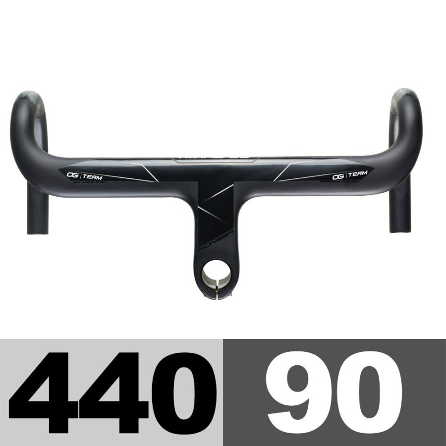 OG-EVKIN HB-1300 Carbon Road Integrated Handlebar OD2 28.6/31.8mm stem