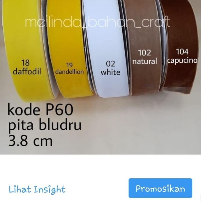 

[BISA COD] pita nludru import super halus 4 cm. 1 roll 50 yard