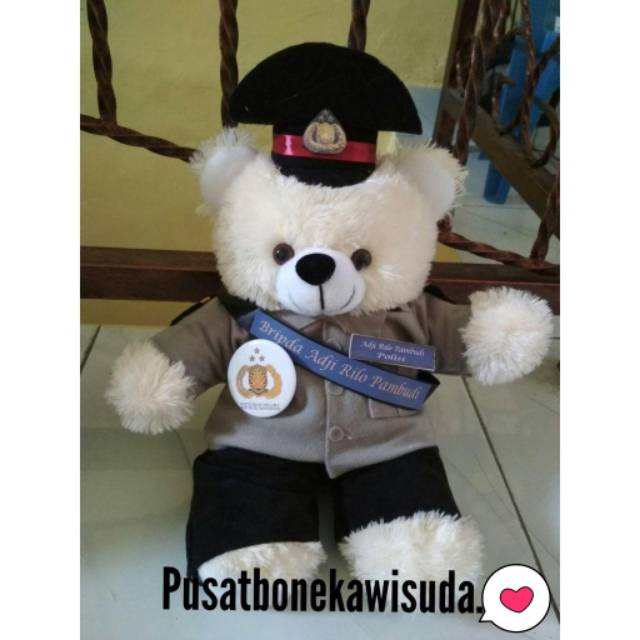 Boneka Polisi Boneka Akpol Kado Inauguration Polri Hadiah souvenir custom nama souvenir kepolisian