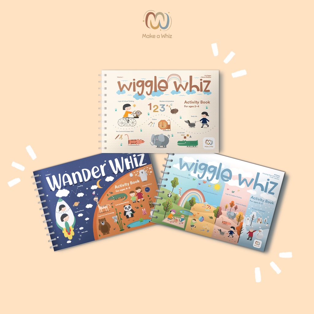 

Complete Set: Wiggle Whiz Vol 1.1 &Vol 2.0 and Wander Whiz Vol 1.0