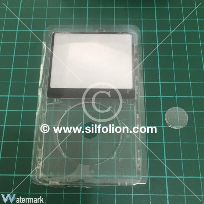 Front Case iPod Video 5 5.5 th Gen Classic Clear Transparent Button