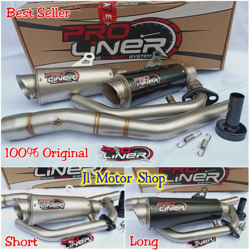 Knalpot Proliner Pro Liner TR1 TR1-R NEW CBR150 R CBR 150 FACELIFT CBR K45 Short Long Black Original