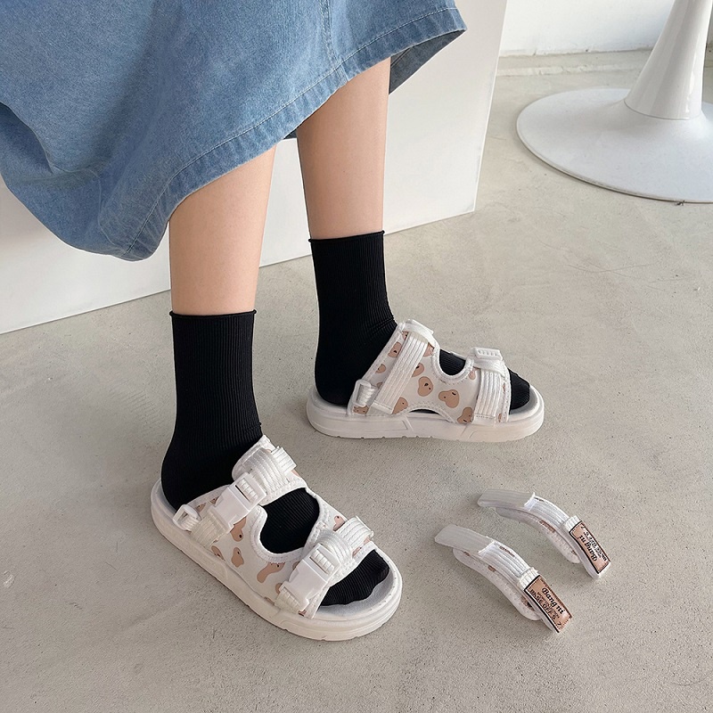 LUMMYSHOP SANDAL WANITA PLATFORM COOKIE IMPORT PREMIUM