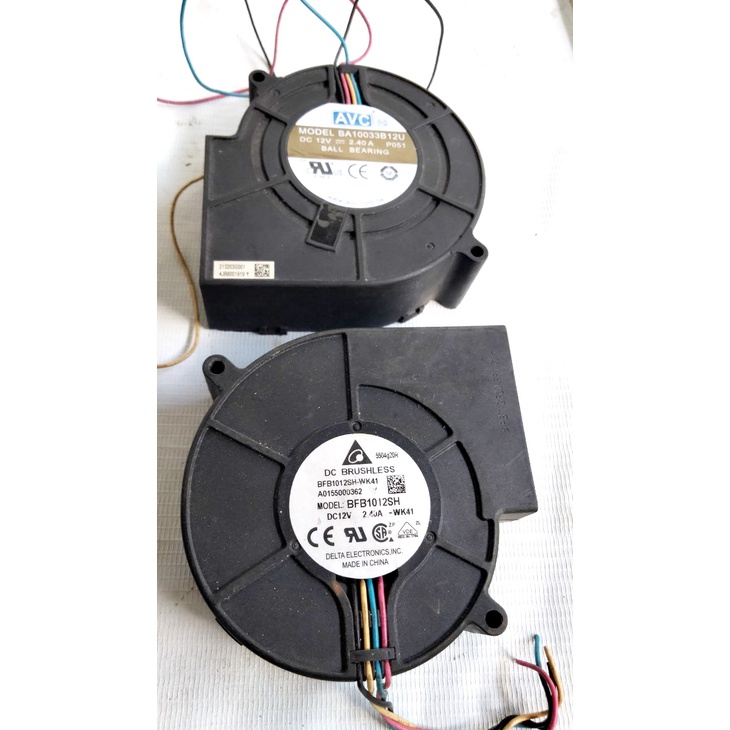 Blower DC Brushless Delta & AVC 12v 2,4A Diameter 95mm