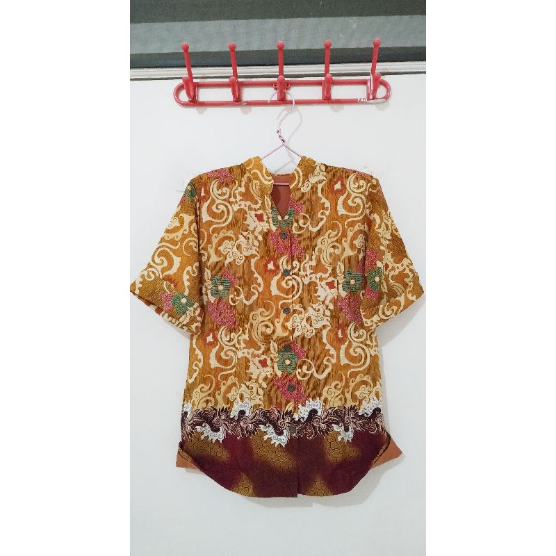 Batik KRESNACO ORI premium / kemeja hem wanita batik / atasan wanita batik (PL)