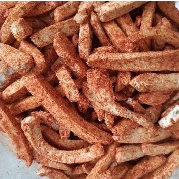 

basreng viral 1 kg rasa balado super renyah di gigit nemepl di mulut