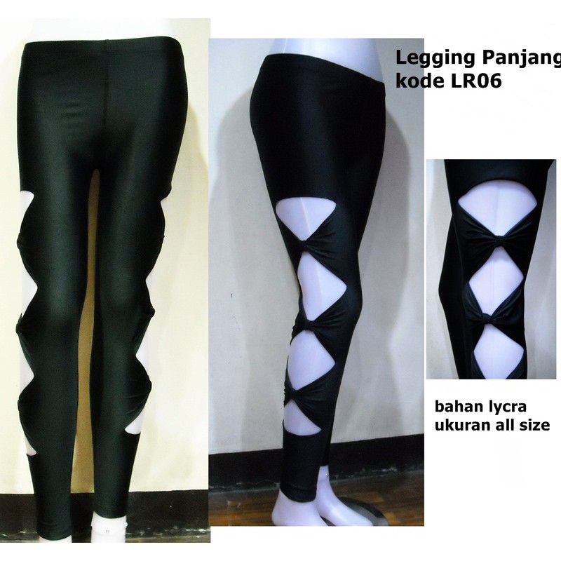 Legging model pita samping