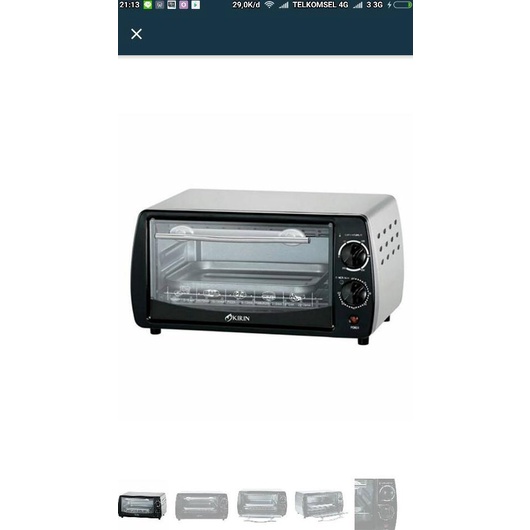 Kirin Oven Microwave Kirin Kbo-90M Oven Elektrik - 9L