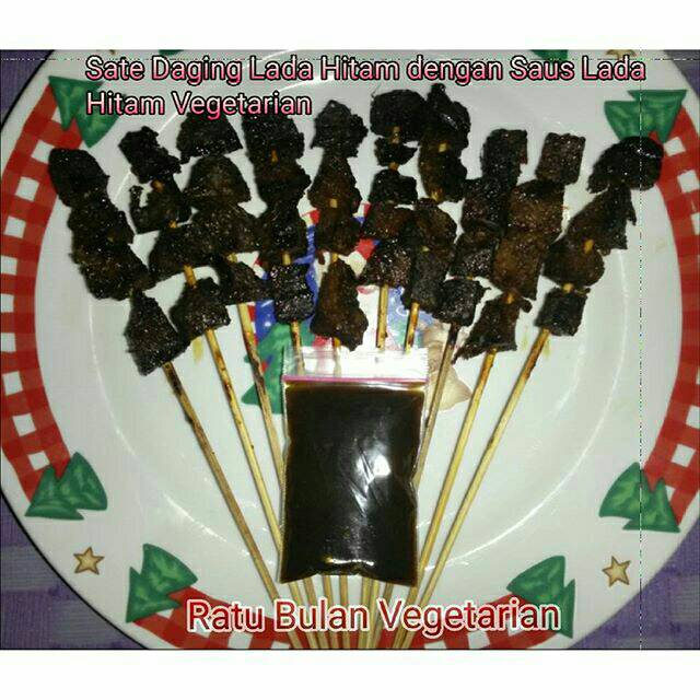 

SATE DAGING LADA HITAM DENGAN SAUS LADA HITAM VEGETARIAN