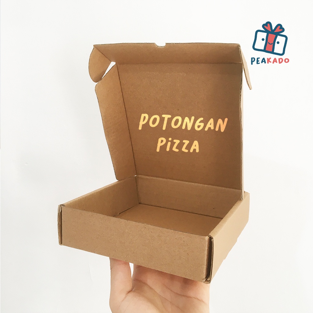 Dus Kraft Polos 20x20x11,5 cm Packaging Tebal Kokoh untuk Hampers Corrugated Box