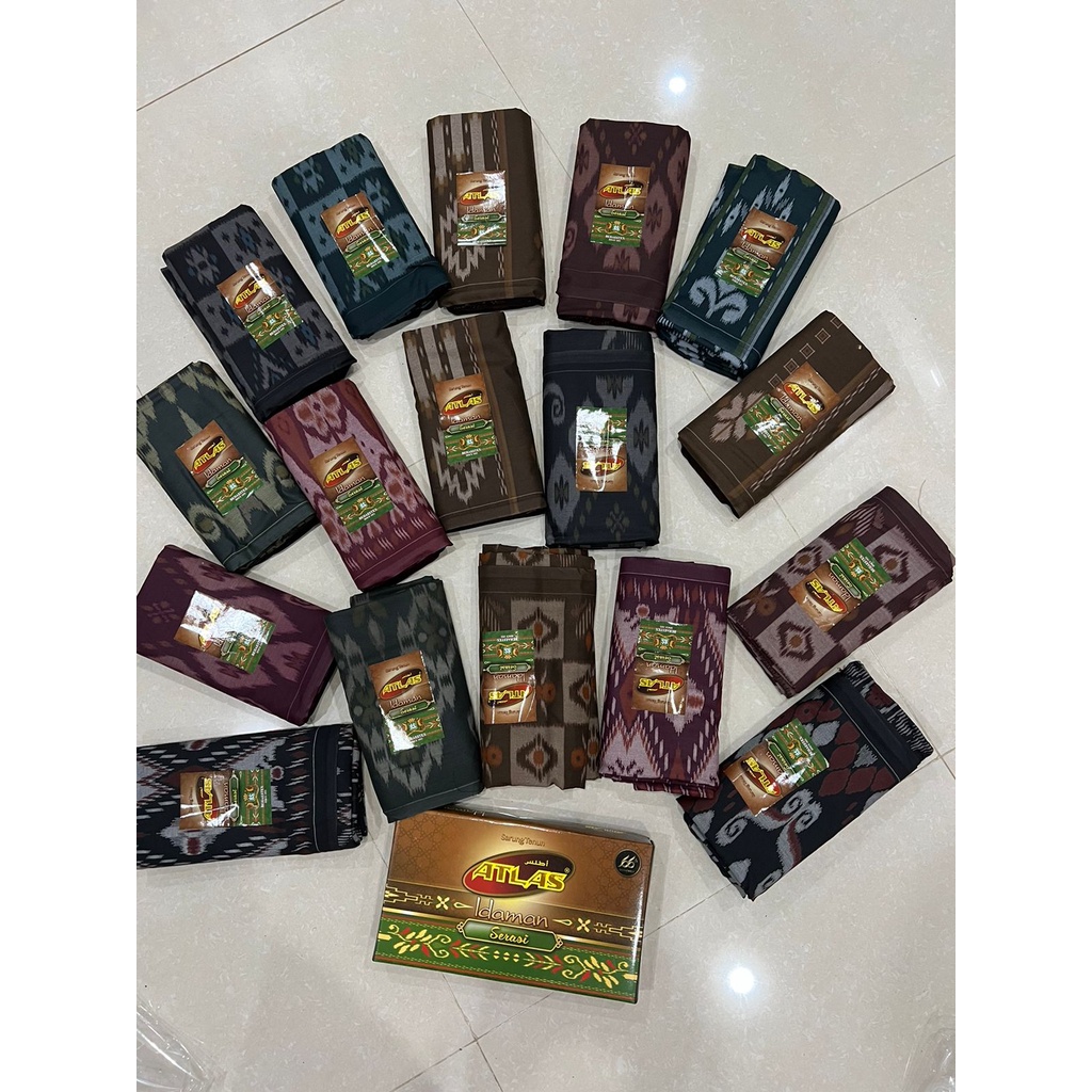 Sarung Tenun Atlas Idaman Serasi Motif Varian