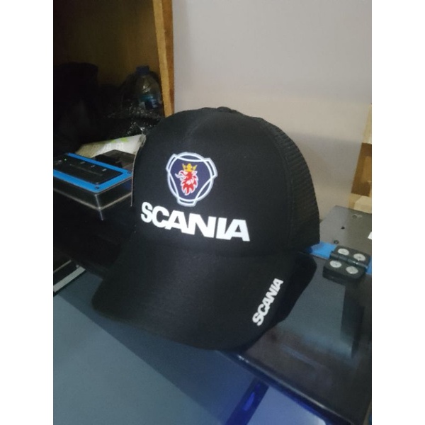 topi trucker logo Scania racing sport community