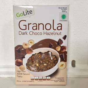 

GOLITE GRANOLA DARK CHOCO HAZELNUT 300GR