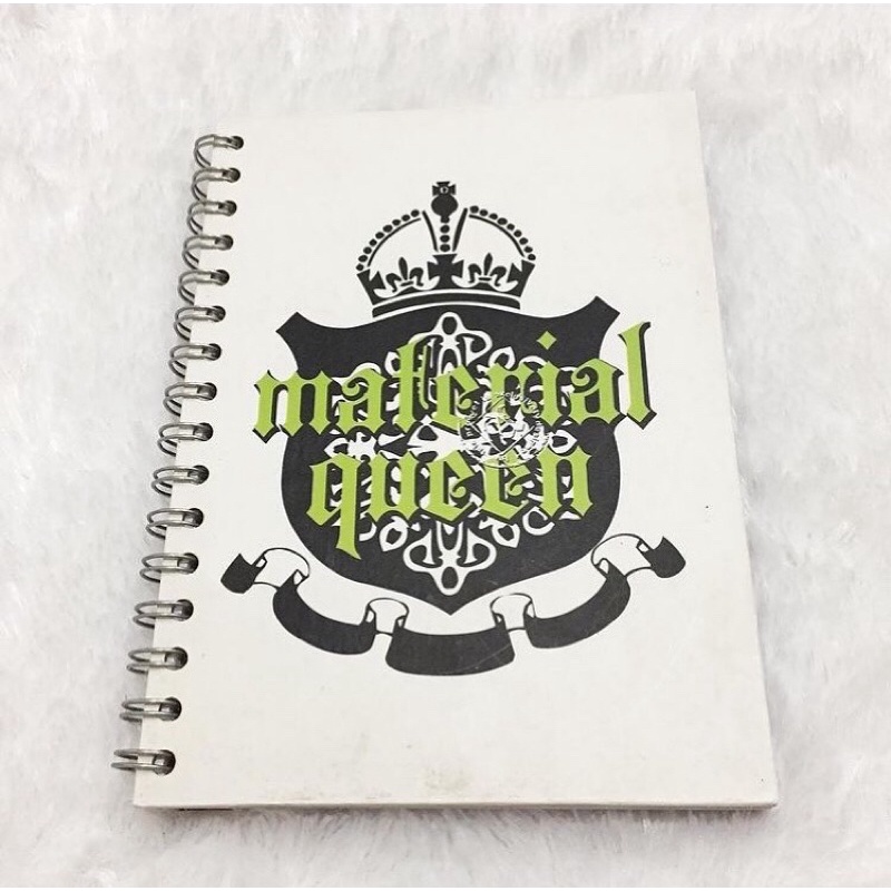

Material Queen Notebook Notepad Ring Binder Spiral Notebook Hardcover Buku Tulis Notes ATK Alat Tulis