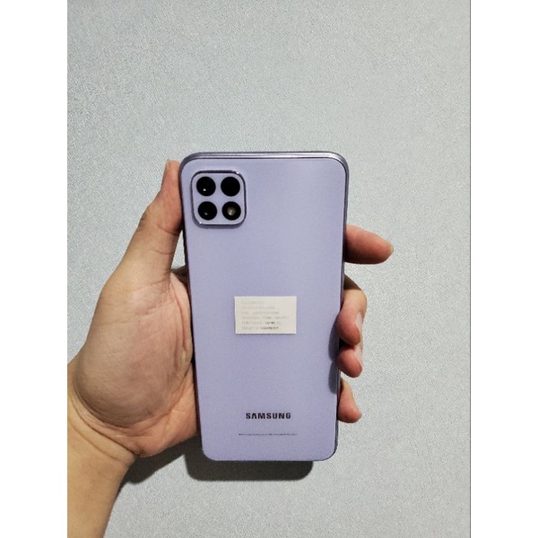 SAMSUNG GALAXY A22 5G RAM 6/128GB EX SEIN DUAL SIM SECOND FULLSET NO MINUS