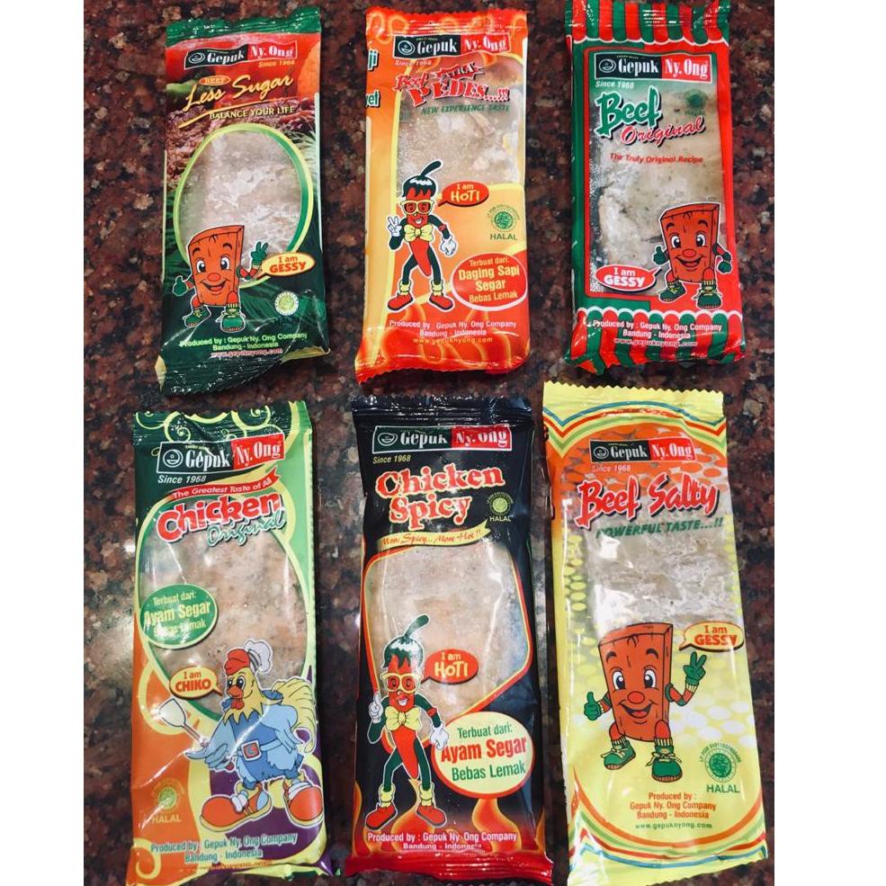 

[DISCOUNT WRA37] Gepuk Ny Ong [Frozen] - Empal Sapi / Ayam / Pedas Big Sale