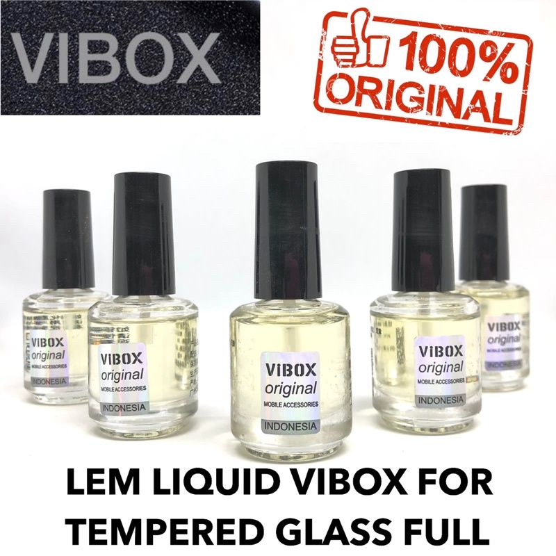 ORIGINAL VIBOX LIQUID LEM TG CAIR UNTUK TEMPERED GLASS FULL YG BERANGIN