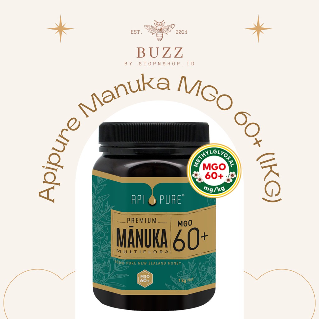 

[APIPURE] Manuka MGO 60+ (1KG)