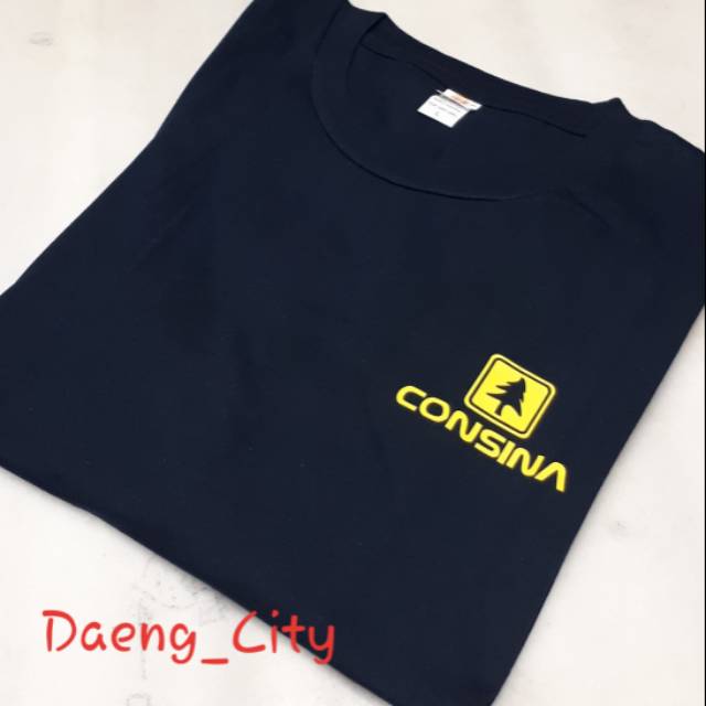 KAOS LOGO CONSINA PREMIUM TEKS YELLOW
