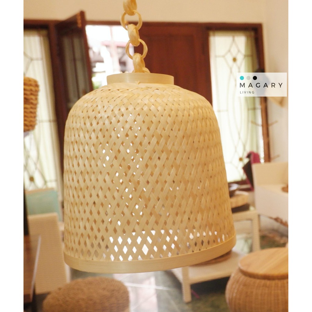 Jual Chicken Bamboo Lampshade Kap Lampu Gantung Kap Lampu Bambu Anyaman Bambu Bamboo