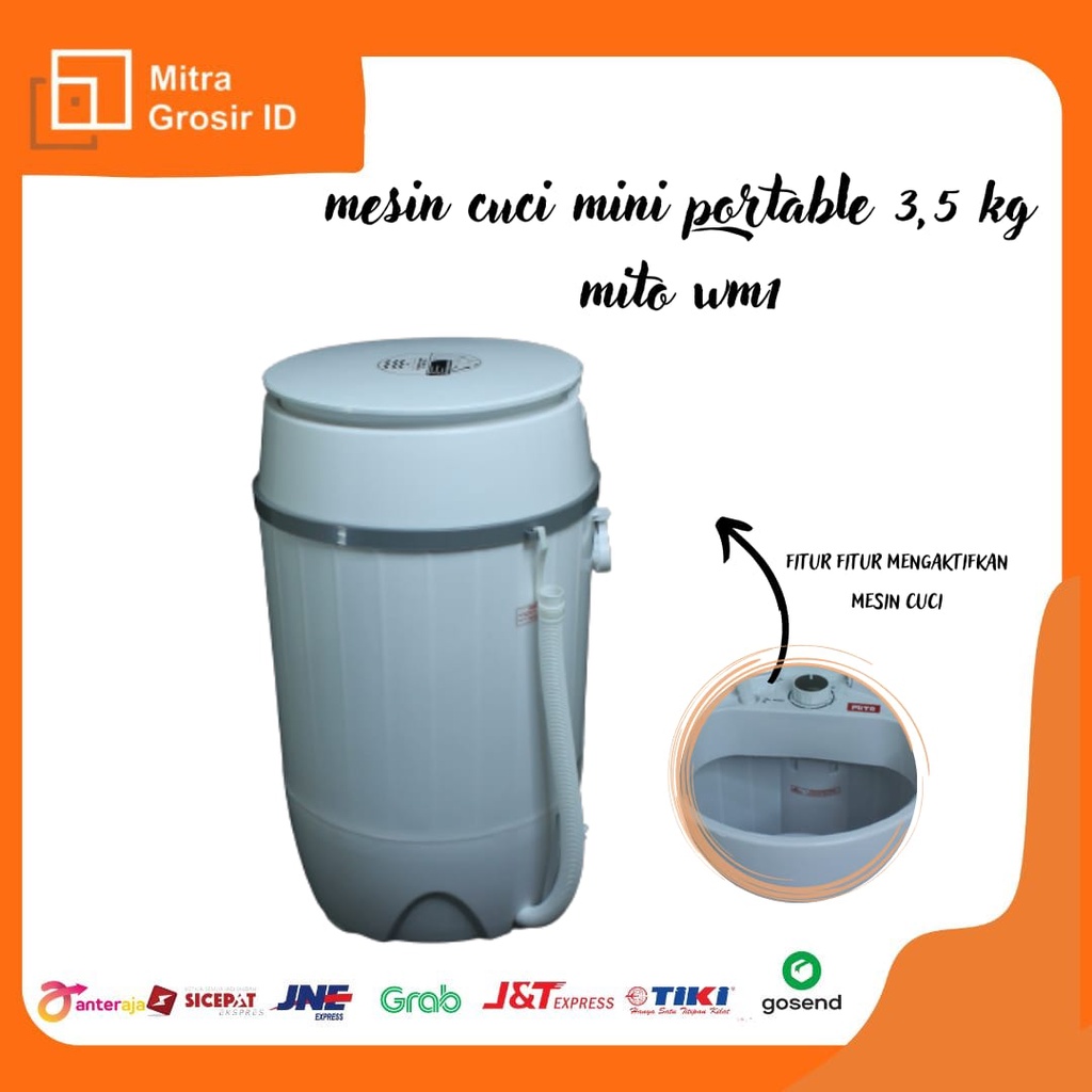 Mesin Cuci Mini Portable 3,5 KG MITO WM1