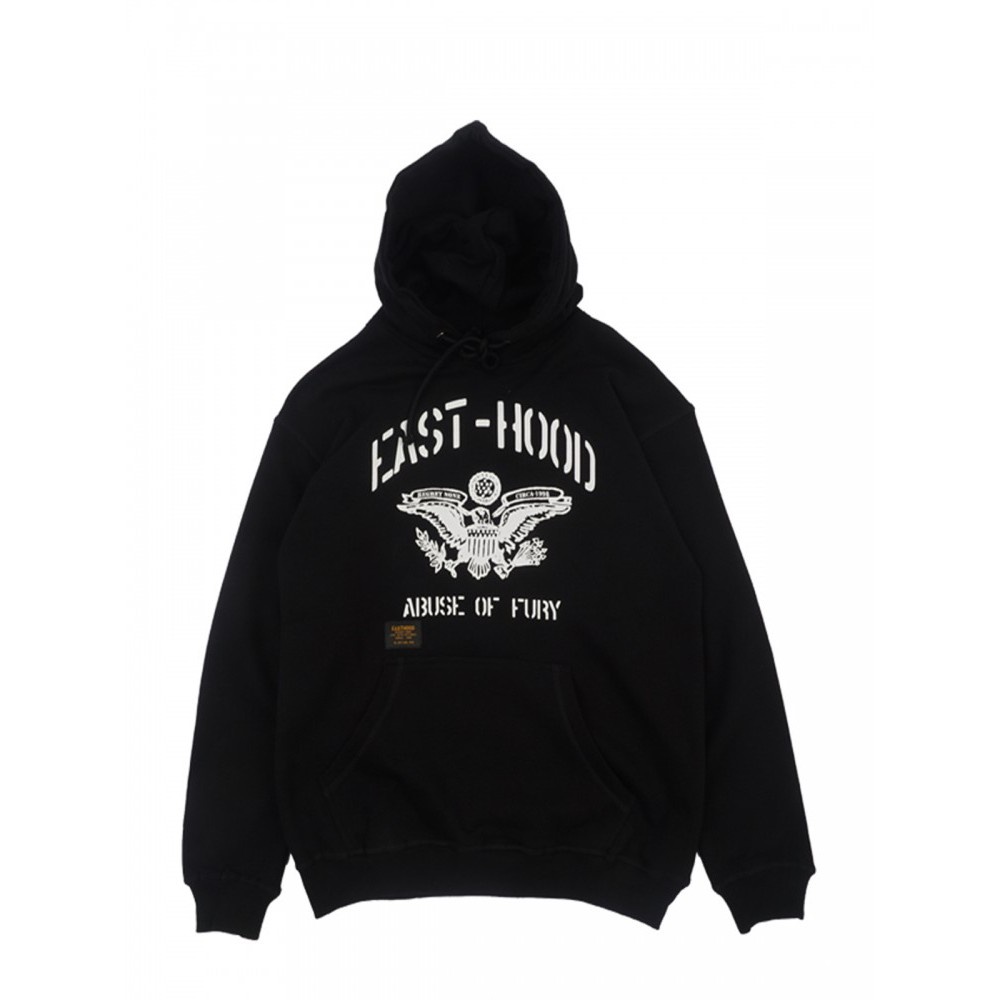 EASTHOOD CLOTHING JACKET HOODIE REGRET NONE BLACK