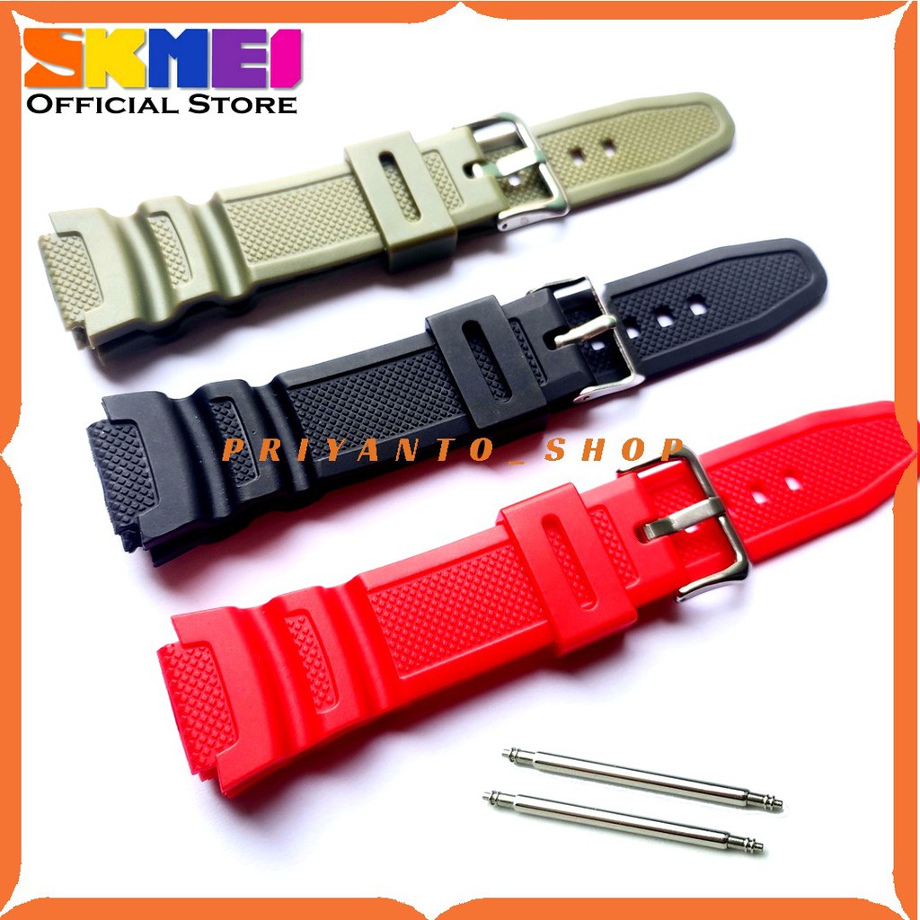 Strap tali jam tangan Skmei 1299 SKMEI 1299 Hitam skmei