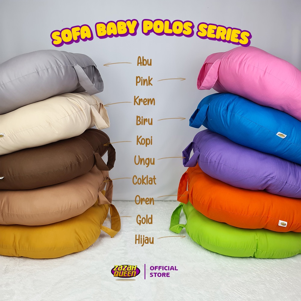 [MOTIF POLOS] Sofa Bayi Newborn / Tempat Tidur Bayi