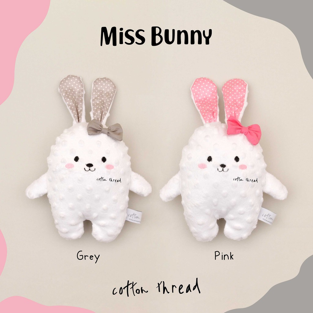 [TERBARU] Minky Miss Bunny Doll - Cotton Thread