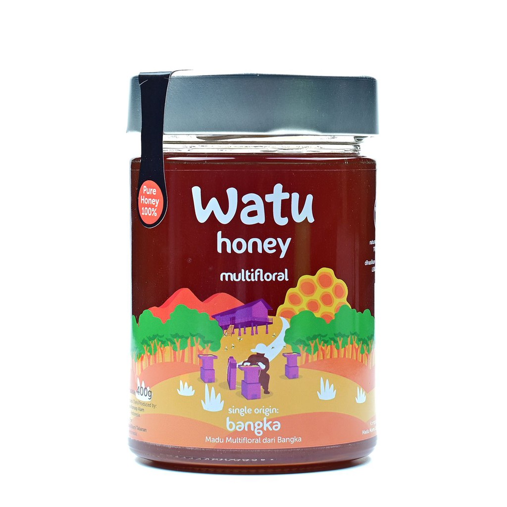 

WATU Honey Bangka Multifloral 400gr - Madu Sehat