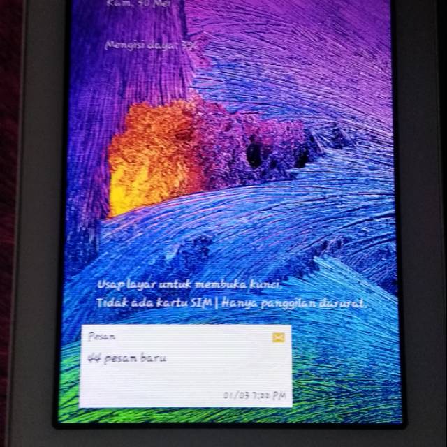 Second..tab samsung galaxy 3v