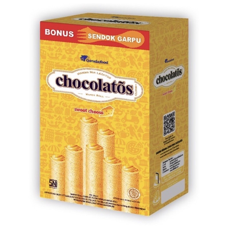 

Chocolatos Cheese 16gr 1box (24pcs)