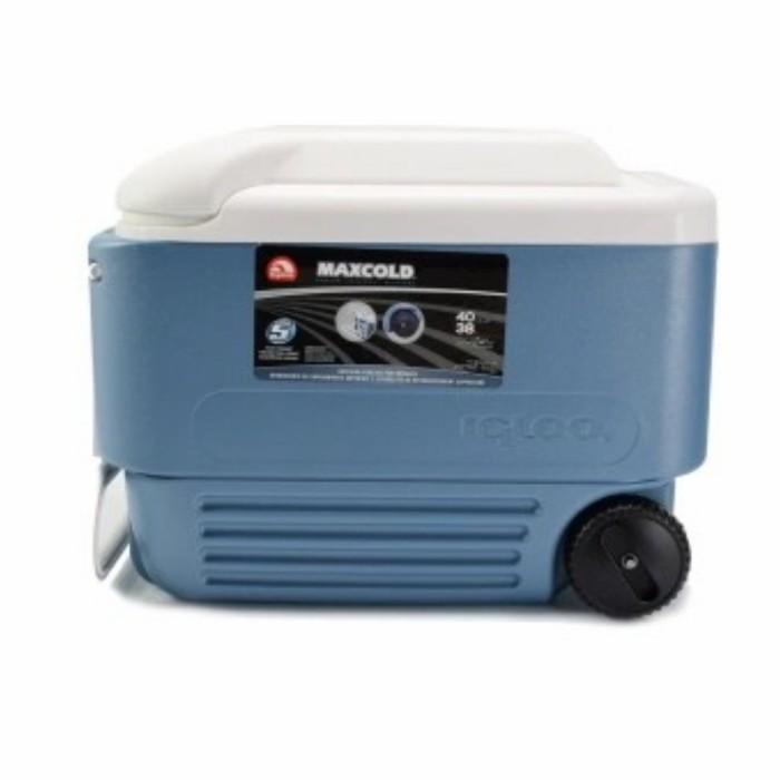 Igloo cooler box troli MAXCOLD/Cooler pendingin 38 L Beroda