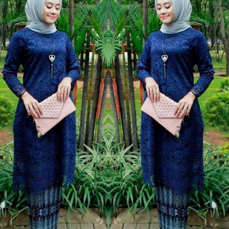 Best Seller.. SET KEBAYA COUPLE / BAJU BATIK COUPLE / KEBAYA BROKAT TUNIK JUMBO MODERN / KEMEJA BATI
