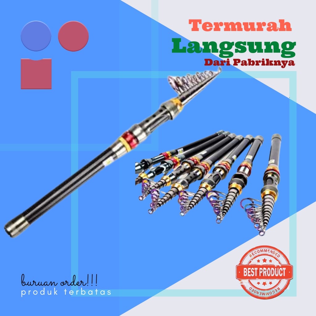 Hot Sale Joran Pancing Carbon Fiber Terbaik