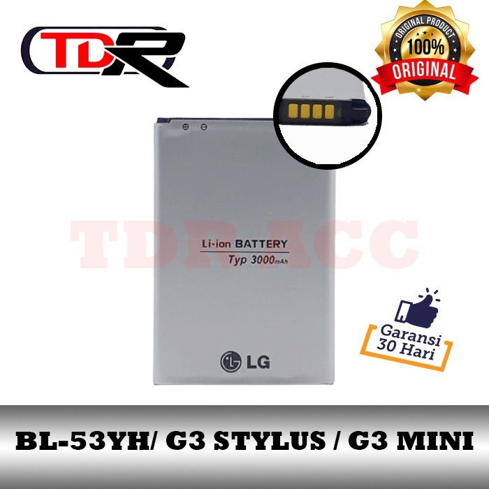 BATRE - BATRAI - BATERAI LG G3 STYLUS G3 MINI BL53YH ORIGINAL 100%