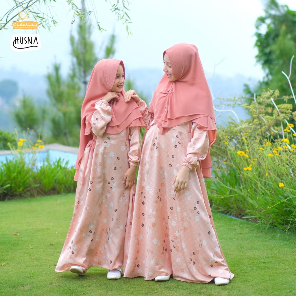 Gamis Sarimbit Husna | Gamis Ibu dan Anak Husna | Sarimbit Husna | Oidokids