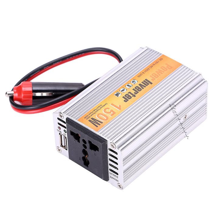 POWER INVERTER 150 watt DC 12V to AC 220V + USB Port