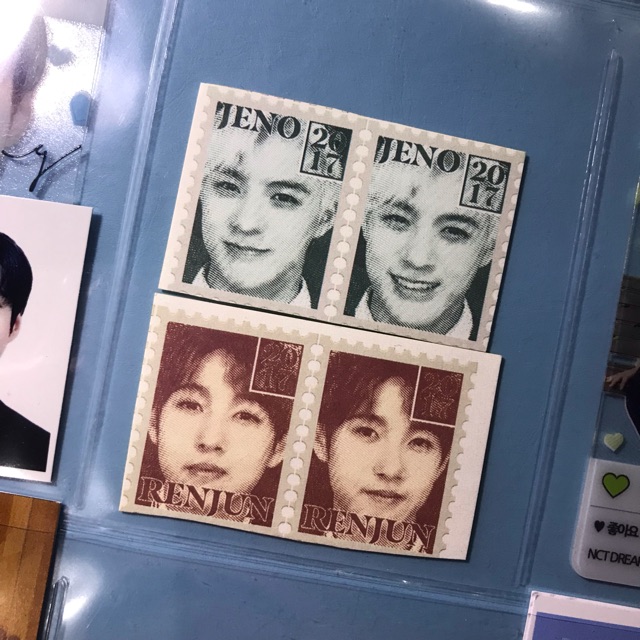 NCT JENO RENJUN WE YOUNG STICKER STAMP