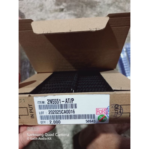 TRANSISTOR 2N5551 TR 2N 5551 KEC ORI