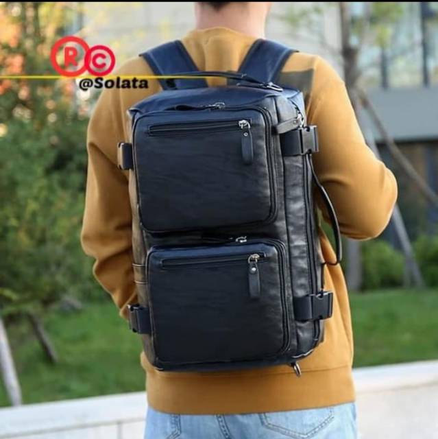 Tas Ransel Pria Kulit Tas Punggung