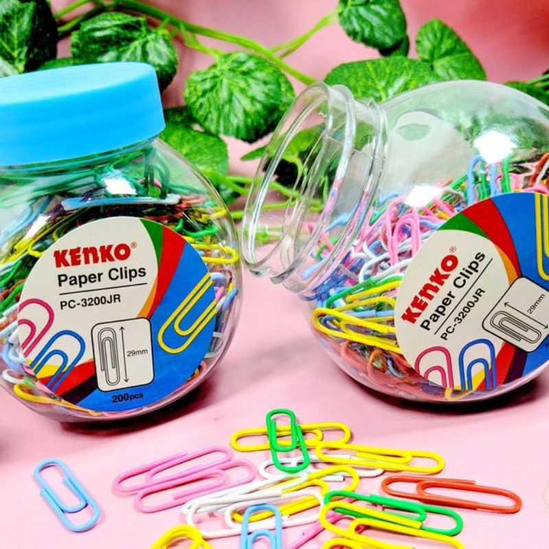 

Paper Clip Warna Kenko /3pcs Penjepit kertas Klip kecil besar
