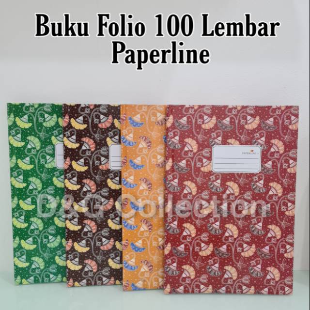 

BUKU FOLIO ISI 100 LEMBAR PAPERLINE/ BUKU FOLIO AKUNTANSI