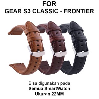 LEATHER STRAP BAND Samsung Galaxy Gear S3 Classic Frontier