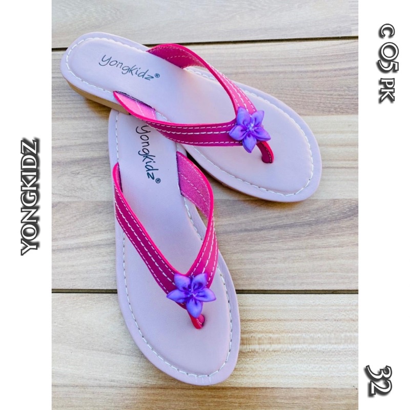 sandal japit anka fushia